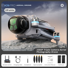 Lenovo A26 Pro Drone 5G WiFi Drone 4K Dual HD Camera Large Screen Remote Controller Brushless Motor Professional Quadcopter Toy