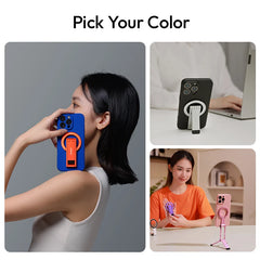 Ulanzi MA60 Foldable Magnetic Phone Tripod 0.8cm Ultra-Slim Dual-Sided Magnet Phone Tripod for Desktop Stand Livestreaming Vlog