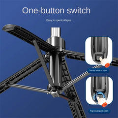 COOL DIER Tripod with Bluetooth Shutter & Phone Holder