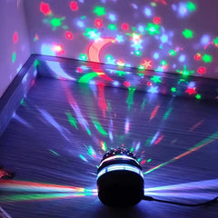 AITHEA Rotate  Multicolor USB Projector Light Night Light for Home Bedroom Party Decor Disco Light Kids Decoration Christmas
