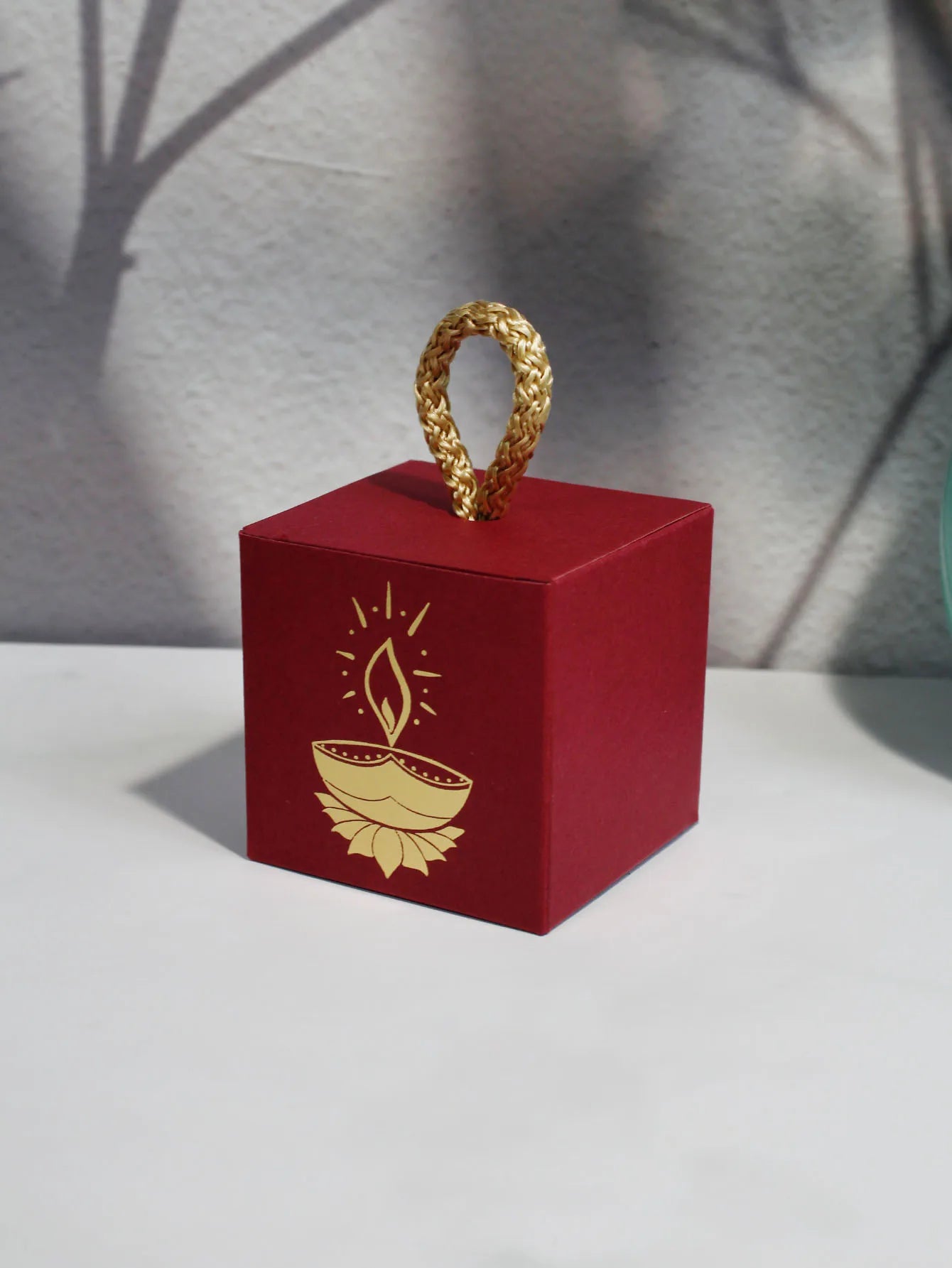 Diwali Indian Festival Candy Box, Lantern Festival, Drive Away Darkness with Light Festival Candy Box, Square Box