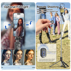 F16 1708mm Selfie Stick Tripod with Bluetooth Remote