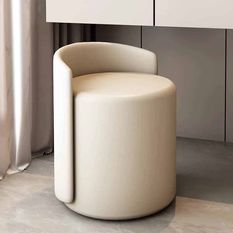 Modern Round Makeup Stool for Dressing Table & Living Room