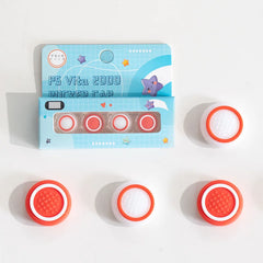 4pcs Silicone Soft Thumb Stick Grip Cap Joystick Cover For Sony PlayStation Psvita PS Vita PSV 1000 Fat/2000 Slim Protector Case