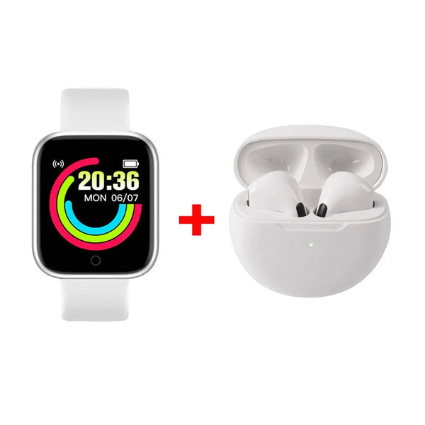 D20 Smart Watch Sport Fitness Tracker Pedometer Smartwatch for Men Women Digital Wristwatch Y68 Pro6 Gift