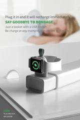 Magnetic Watch Wireless Charger Dock Base For iWatch Series 10 9 8 7 6 5 4 SE/3/2 Utlra Portable Travel Wireless Charging Stand