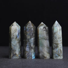 Natural Stone and Crystals Point Wand Witchcraft Rose Quartz Amethyst Home Decor Mineral Reiki Healing Stones Crafts Room Decor