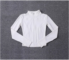 Women Sport Jacket Long Sleeve Shirt Workout Coat