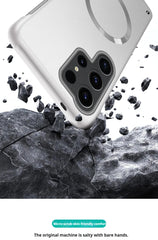 Thin Frameless Ultra Thin Magnetic Phone Case for Samsung Galaxy S25 Ultra S25 S24 S23 S22 Plus PC Hard Protective Cooling Cover
