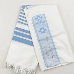 Judaica Israel Jewish Talit Black Polyester Large Size Gadol Prayer Shawl Tallit With Bag 140x190cm