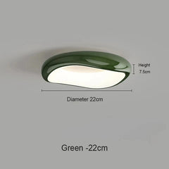 Modern Balcony LED Ceiling Lights Cream Style Children's Bedroom Study Room Lamp Home Decor Kitchen Lighing Aisle Corridor Light