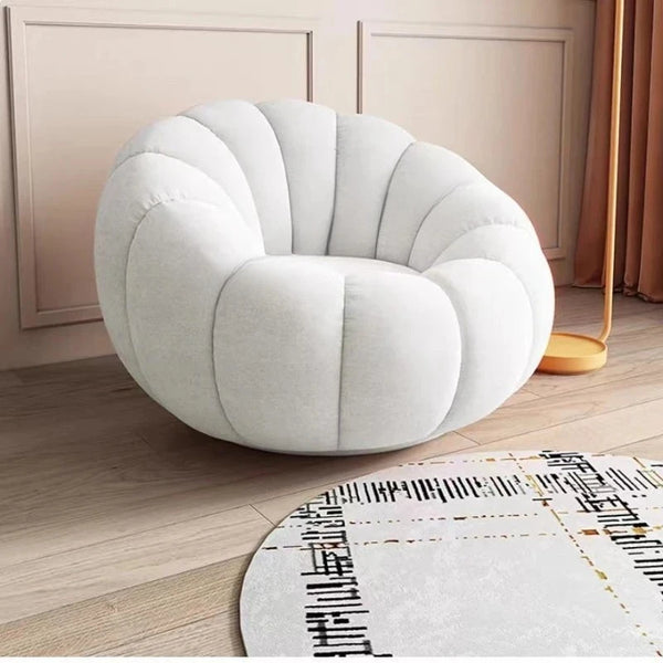 Comfortable Pumpkin Shape Living Room Lazy Sofa Soft Luxury Creative Modern Nordic Bedroom Single Lazy Sofas Home Decorations