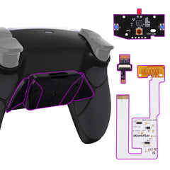 eXtremeRate Programable RISE4 V3 Remap Kit for ps5 Controller BDM-030/040/050, Upgrade Board & Redesigned Back Shell & Buttons
