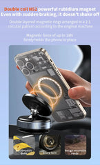 Magnetic Suction Phone Mount 360° Adjustable Vacuum Foldable Phone Holder Car Mounted Adsorption Bracket Universal Car Bracket