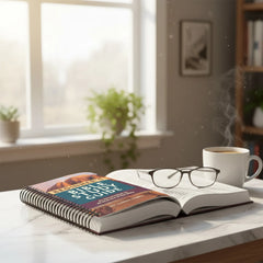 Bible Study Guide For Beginners With Mountain Cover Design Notebook Style Scripture Journal For Devotion Reading Plan And Notes