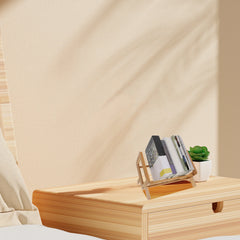 Book Shelf for Desktop Bookshelf Bamboo Organizer Display Storage Rack and Wood Office Furniture