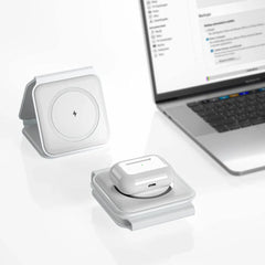 3 in 1 Magnetic Wireless Charger Pad for iPhone 16 15 14 13 Pro Max Apple Watch 9 8 AirPods Chargers Fast Charging Dock Station