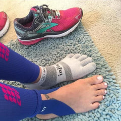 Men’s Five Finger Sports Socks – COOLMAX Quick-Dry Running