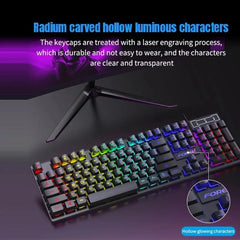 Backlit Mechanical Gaming Keyboard & Mouse Set – Wired