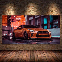 Modern Car Canvas Wall Art Poster – Living Room & Bedroom Decor
