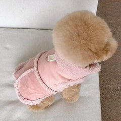 Dog Cute Vest Clothes Jacket Accessories Small Dog Luxury Autumn  Winter Medium Dress Soft Pet Clothing Designer Coat Home