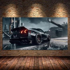 Modern Car Canvas Wall Art Poster – Living Room & Bedroom Decor