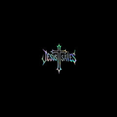 Jesus Saves Car Sticker Vinyl Decal for Auto Motorcycle Windshield Glass Rear Window Decorative Religious Motif