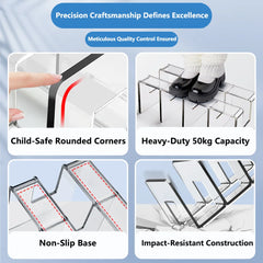 Transparent Acrylic Book Stand – Desktop Book Holder
