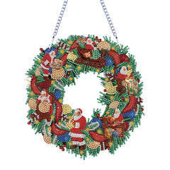 5D DIY Christmas Diamond Painting Wreath – Wall & Door Decor