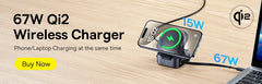 Baseus 15W Wireless Chargers For iPhone 16 15 14 Samsung LED Display Desktop Wireless Charging Pad For Airpods Fast Charger
