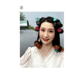 10pcs Hair Cold Roller Heatless Curling Curlers Hair Heatless Curling Rods Magic Hair Curlers Without Heat Wave Curly Perm Rods