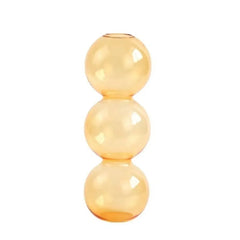Romantic Glass Vase Modern Creative Hydroponic Flower Pot Funny Simple Spherical Flower Vase Dining Room Home Decor