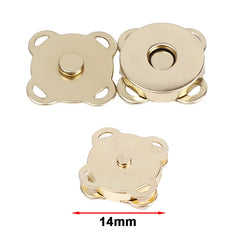 1/10Sets Magnetic Snap Button Metal Invisible Sew on Button Lock Clasps Fasteners for Purse Bags Clothes Craft DIY Accessories