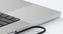 Hagibis Magnetic Stand USB C Hub With 2230 SSD Enclosure Type-C Hub SD/TF 4.0 4K@60Hz HDMI Gigabit Ethernet for iPhone 17 Pro 16