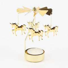 1pc Metal Hot Rotating Candle Holder Christmas Rotating Candle Holder Dinner Party Wedding Party Candle Holder Home Decor