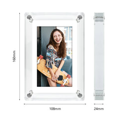 5-Inch Acrylic Digital Photo Frame – IPS Screen with 4GB Memory Home Decor