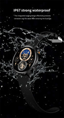 2026 New Smartwatch Women AMOLED HD Screen Always On Display Bluetooth Call IP68 Waterproof GPS Smart Men Watch For Android ios