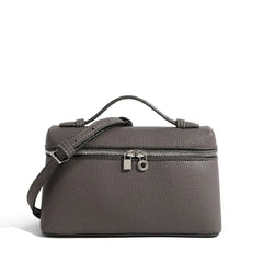 Premium sense of niche lychee grain shoulder bag simple fashion lunch box women's bag exquisite mini handheld crossbody bags