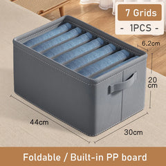Foldable Trouser Storage Organiser, 6, 7 or 9 Compartments – additional product image