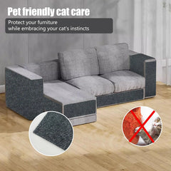 Anti Cat Scratch Mat Trimmable Self-Adhesive Carpet Mat Pad Cat Pet Scratcher Furniture Couch Corner Indoor Sofa Wall Protector Pet Shop, Pet Toys