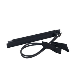 Pilates Stick - Adjustable Fitness Bar for Home Workout, Yoga, Stretching & Toning - Portable Exercise Rod with Elastic Bands