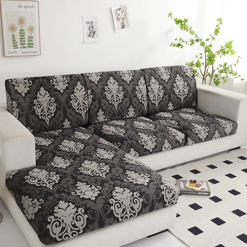 Elastic Sofa Seat Cushion Cover for Living Room Couch Cover Sofa Slipcover Armchair Seat Case Corner L-shape Washable Removable