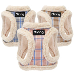 Winter Warm Dog Harness Vest Soft Padded Pet Chihuahua Puppy Harness Leash Set Adjustable For Small Medium Dogs French Bulldog Pet Shop