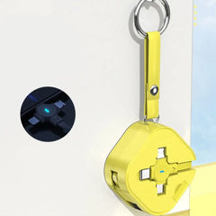 Retractable 3 In 1 Charging Cable Micro USB Type C Charger Line Accessories Portable for iPhone /Huawei /Samsung /Xiaomi