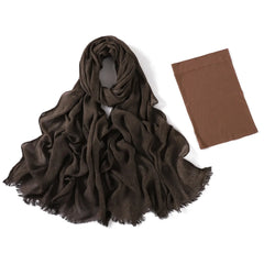 Ramadan Crinkle Rayon Hijabs with Cap Muslim Hijabs for Women Shawls Solid Instant Headscarf Wraps Stripe Islamic Turban Foulard