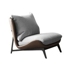 Upholstered Single Corner Sofa Lounge Leisure Armless Lazy Chair Comfy Accent Chair for Living Room Bedroom Reading Room Recliner-Living Room Furniture
