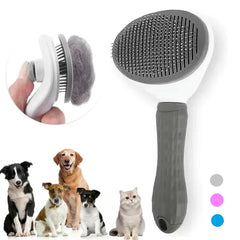 Pet Dog Brush Cat Comb Self Cleaning Pet Hair Remover Brush For Dogs Cats Grooming Tools Pets Dematting Comb Pet Accessories Pet Shop