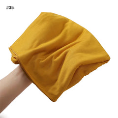 80*180cm Modal Rayon Cotton Muslim Jersey Hijab Women Solid Color Scarf Ramadan Long Shawl Plain Soft Turban Wraps Headband