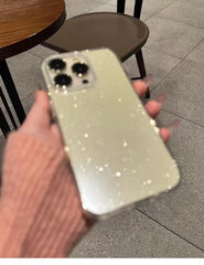 Luxury Bling Glitter Clear Phone Case For iPhone 17 16 15 14 13 12 11 Pro Max X XR XS 7 8 Plus Shockproof Transparent Soft Cover