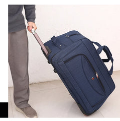 Large Capacity Stackable Handheld Travel Bag Wheel Skating Luggage Suitcase for Men And Women Business Travel Bag